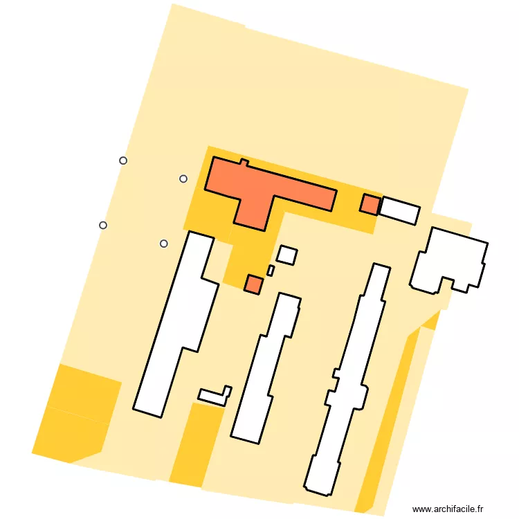 cadastre couleur. Plan de 