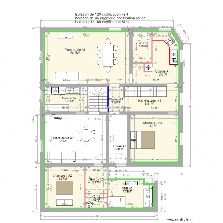 SCI DES MONTAINS. Plan de 0 pièce et 0 m2