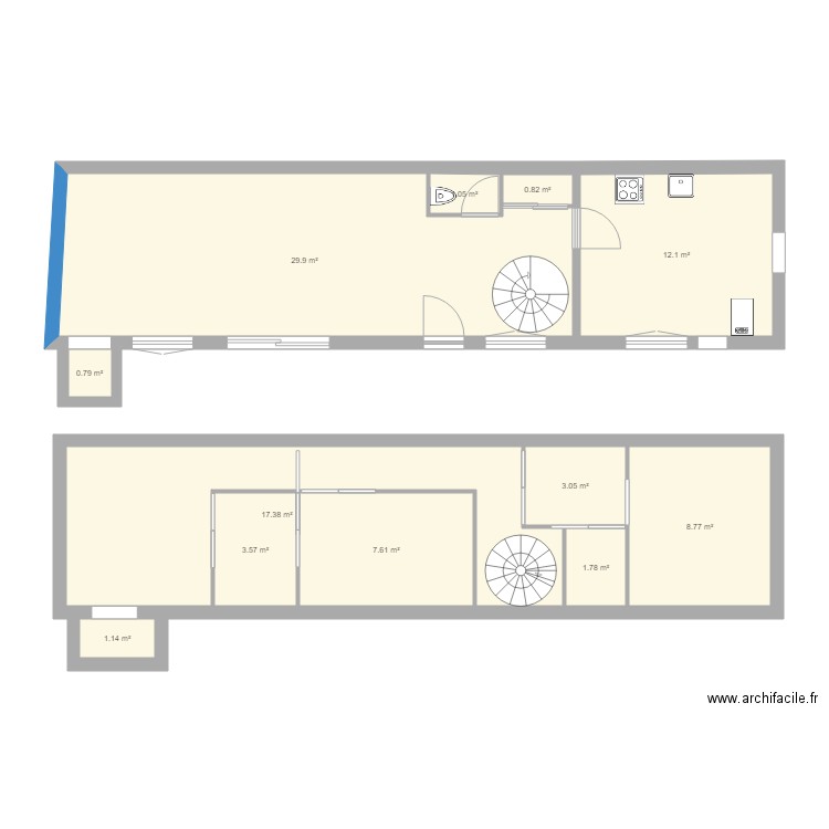 blondel maison. Plan de 0 pièce et 0 m2