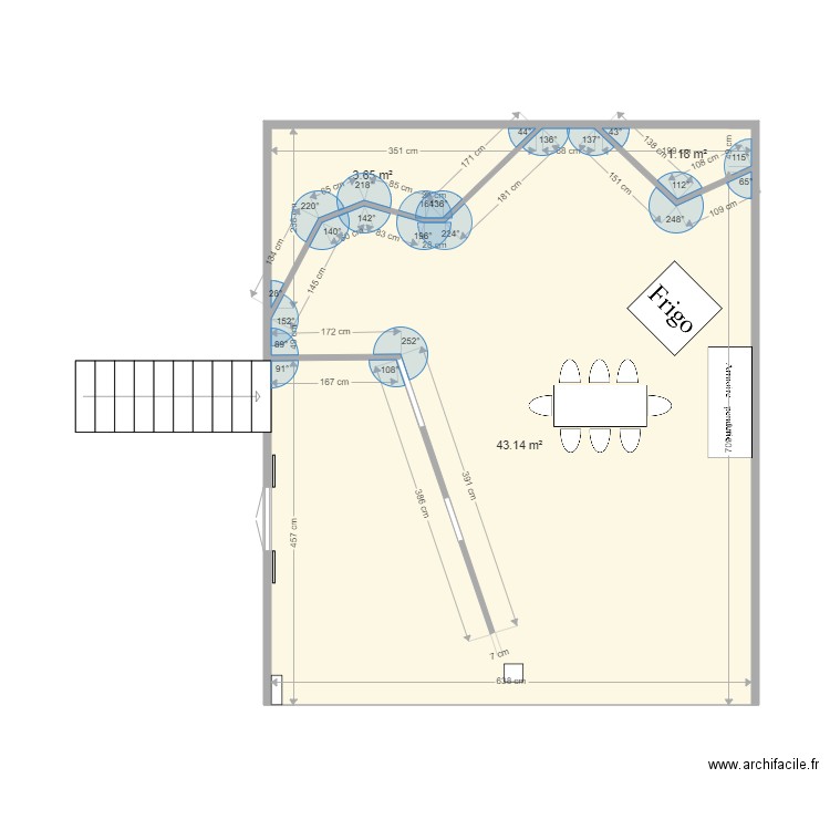 PLAN PREAU LA GRANGE ET LA TREILLE. Plan de 0 pièce et 0 m2