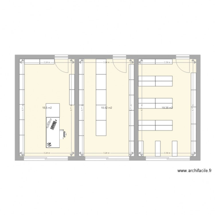 Nouvel espace biblio. Plan de 0 pièce et 0 m2