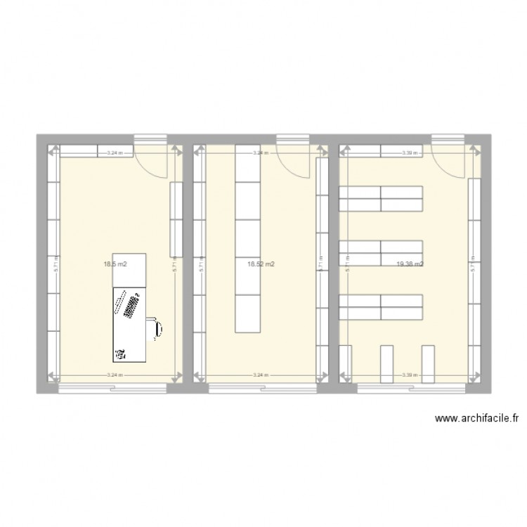 Nouvel espace biblio. Plan de 0 pièce et 0 m2