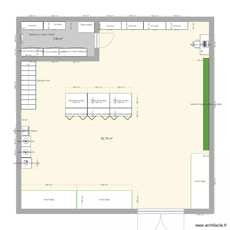 D&eacute;pot Damage Hauts Sarts. Plan de 
