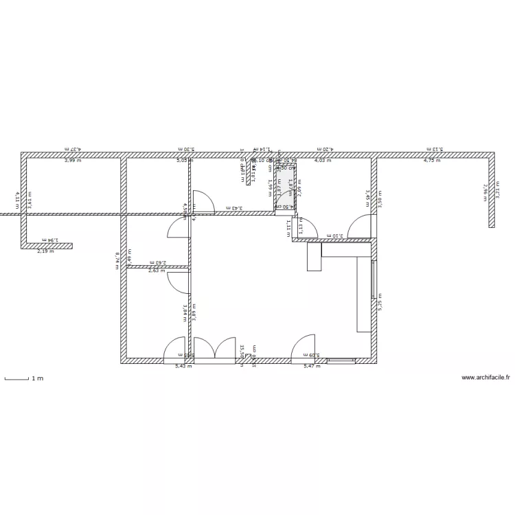 base sans cotes. Plan de 