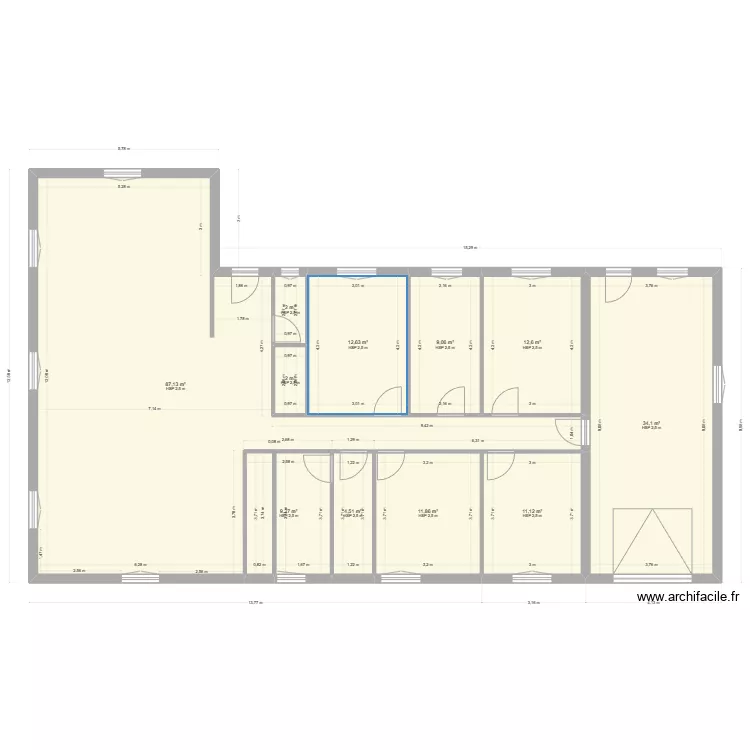 maison st marcel travaux v2. Plan de 