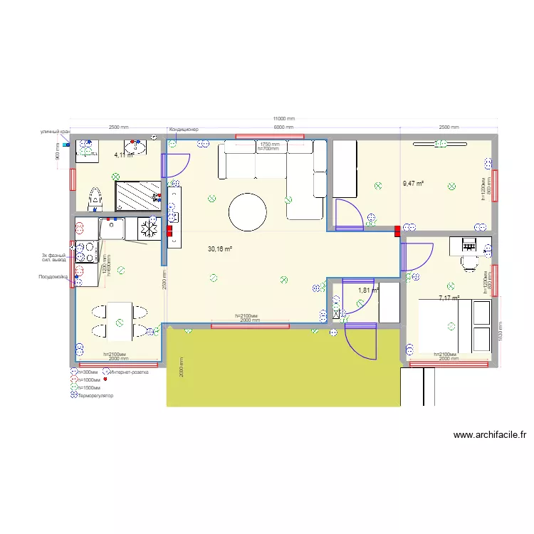 60 1 Adel эл. Plan de 