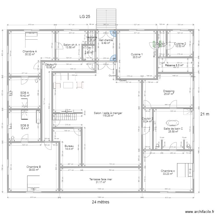 LG25. Plan de 0 pièce et 0 m2