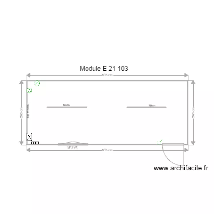 Module E 21 103. Plan de 