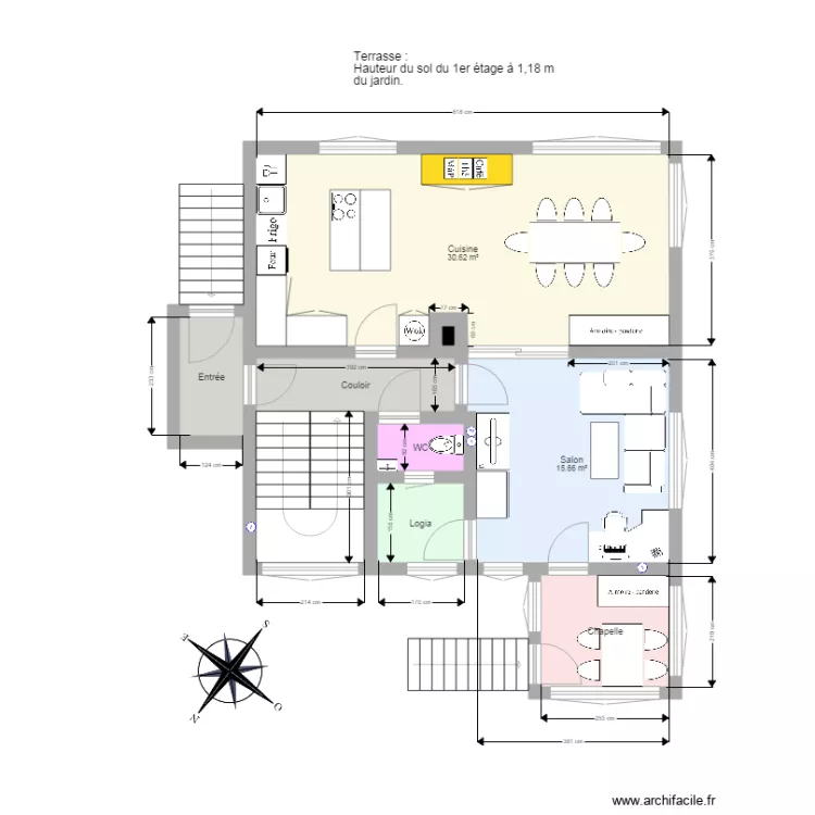 1er étage Grande Cuisine Logia. Plan de 1er étage Grande Cuisine Logia. Plan de