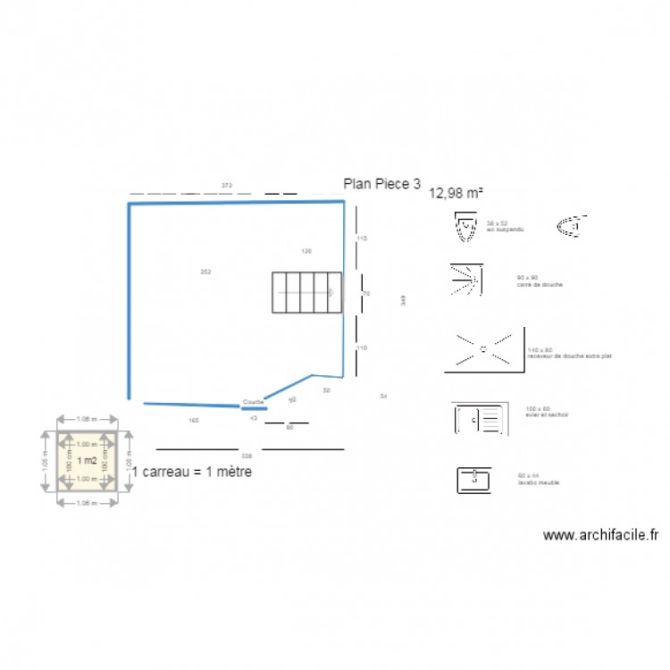 piece 3 1 Plan. Plan de 0 pièce et 0 m2