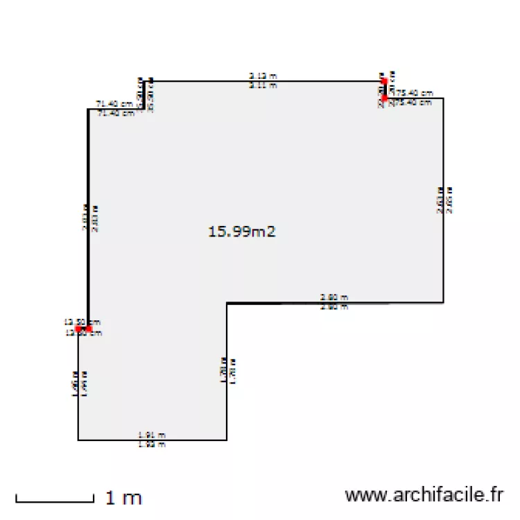Cuisine 1.2. Plan de 