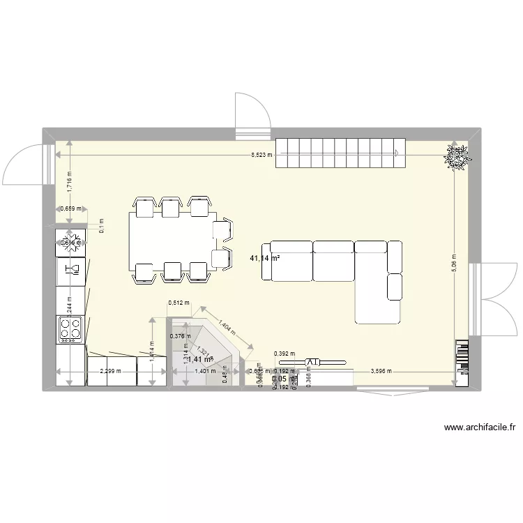 nouveau appartement. Plan de 