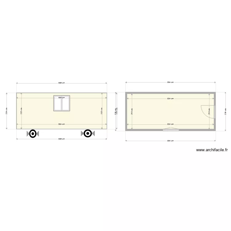 plan roulotte david. Plan de 