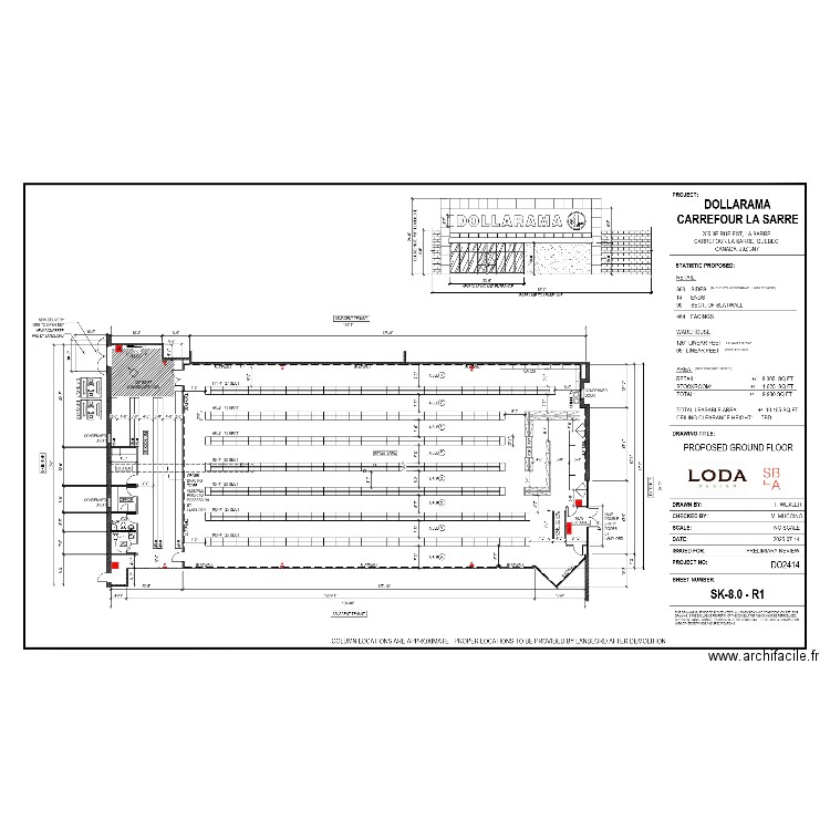 dolo nouveau centre d'achat. Plan de 0 pièce et 0 m2