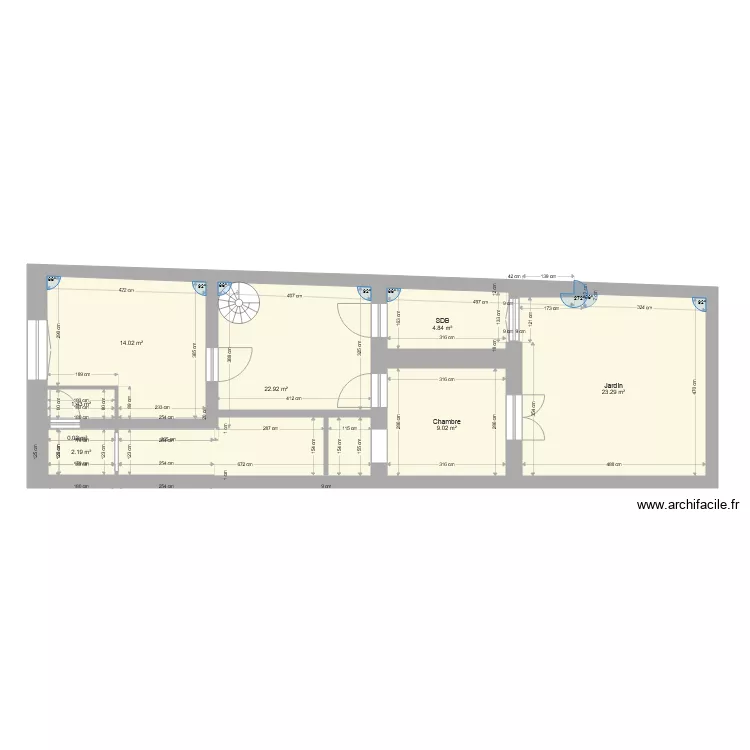 Projet 211 Urba schaerbeek 1er etage. Plan de Projet 211 Urba schaerbeek 1er etage. Plan de