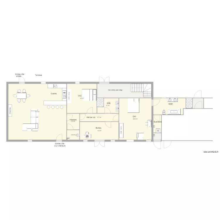 Logement 2 v1. Plan de 