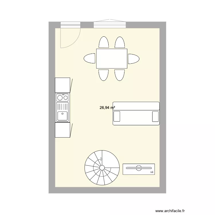 RDC appart1. Plan de RDC appart1. Plan de