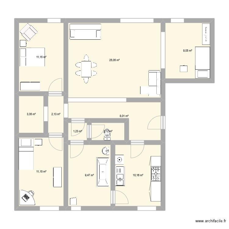 er.4801. Plan de 0 pièce et 0 m2
