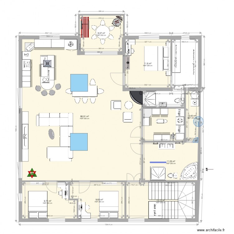 2 ETAGE JAMIE SALCICCIA. Plan de 0 pièce et 0 m2