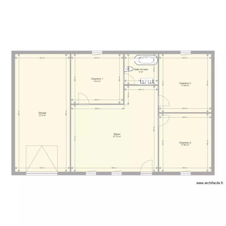 Maison Ali BASSID. Plan de 