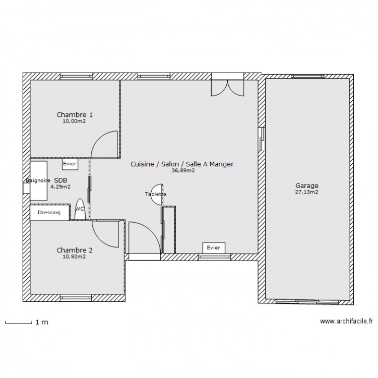 Maison Clapier. Plan de 0 pièce et 0 m2