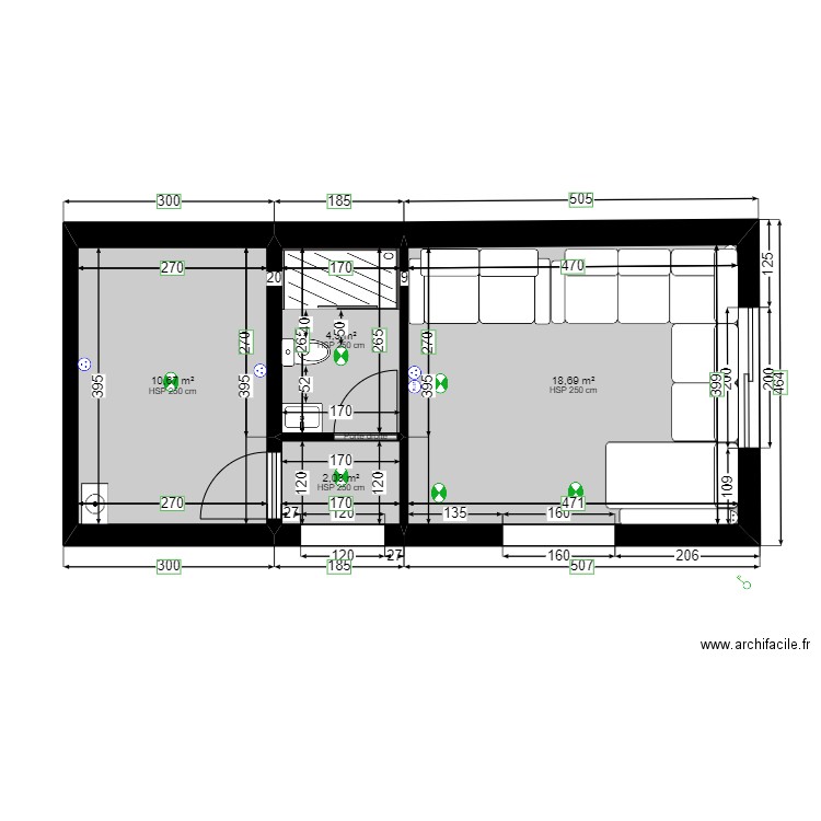 RDH1. Plan de 0 pièce et 0 m2