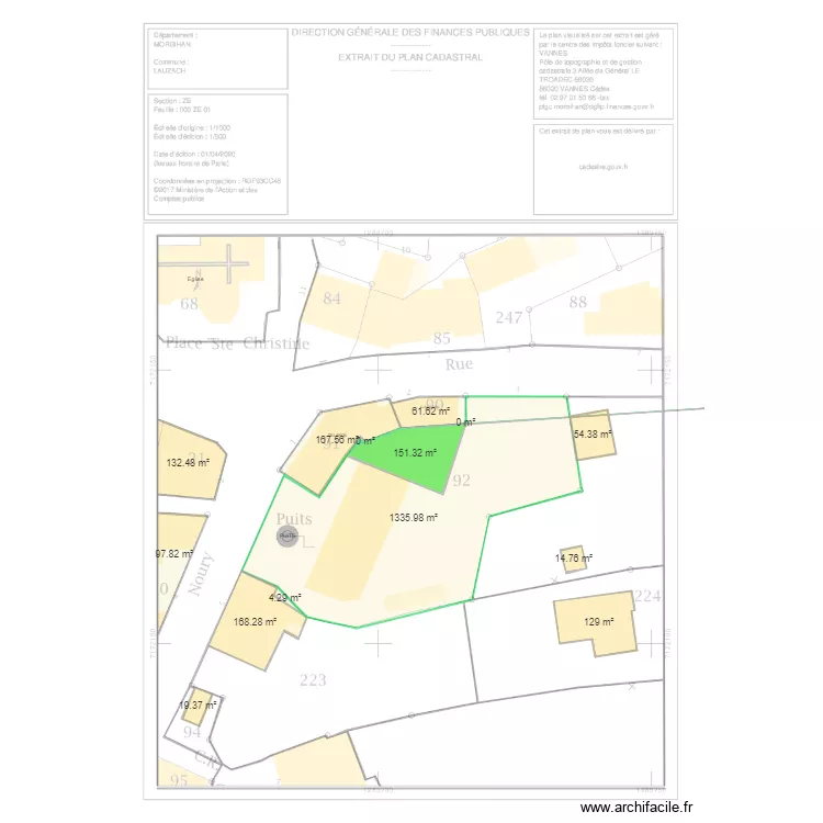 Acquisition 1. Plan de 