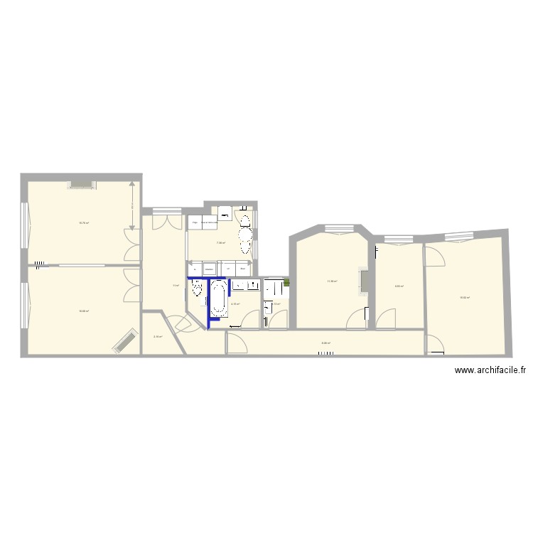 St Martin Septembre 23bis. Plan de 0 pièce et 0 m2