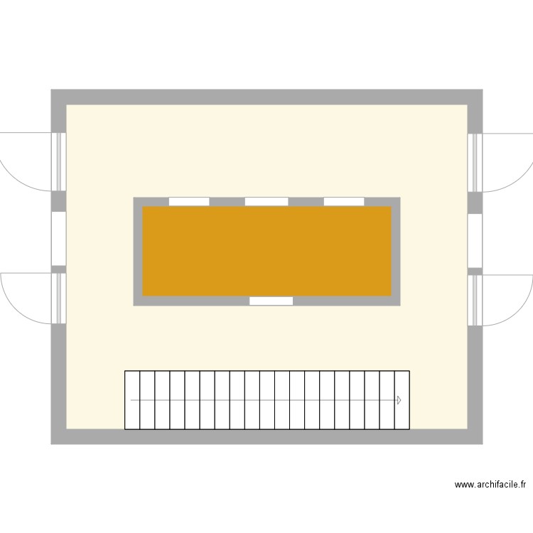 Couloir ascenceur Lamblin 12. Plan de 0 pièce et 0 m2