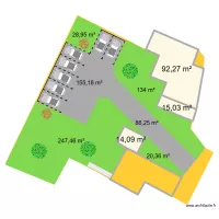 Plan ext&eacute;rieur surfaces 2