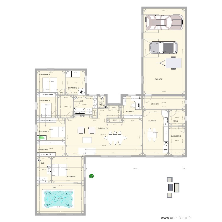 PLAN MAISON 050420 V9. Plan de 0 pièce et 0 m2