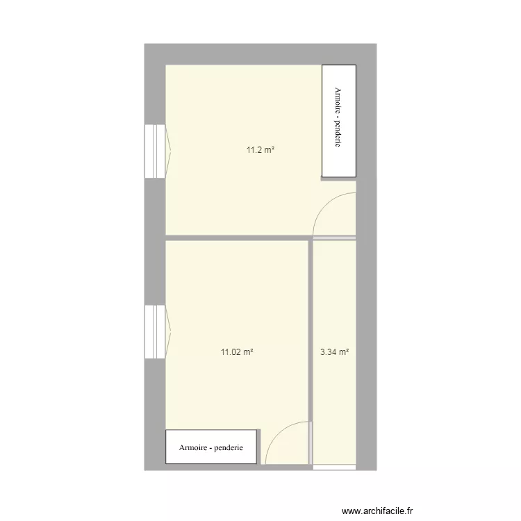 agrandissement v2. Plan de 