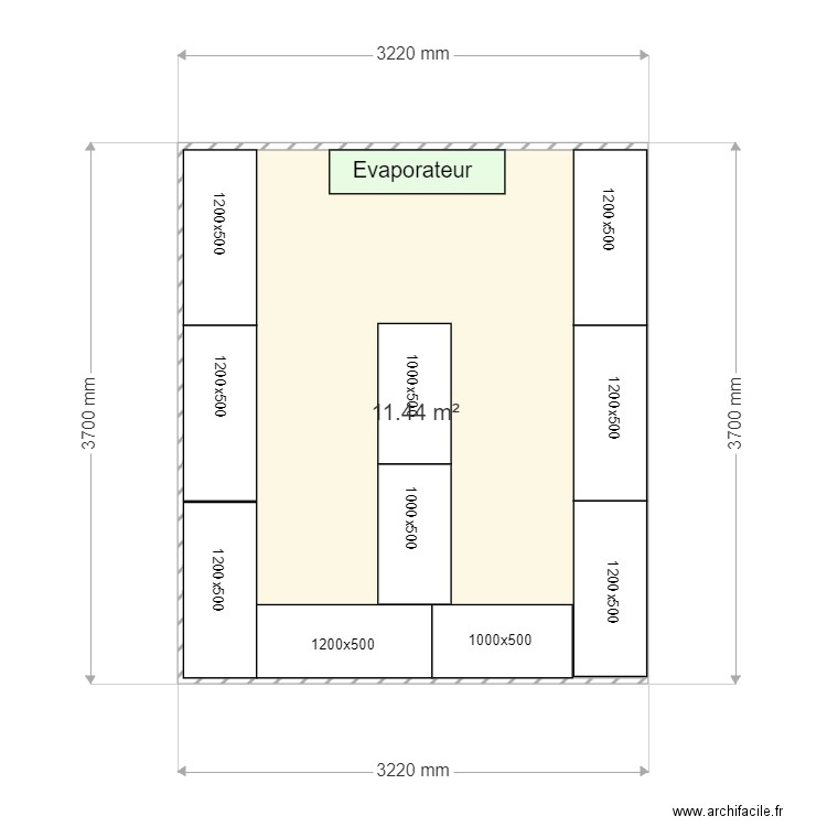 Froid Daniel. Plan de 0 pièce et 0 m2