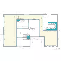 plan meubles avec &eacute;l&eacute;ments hauts