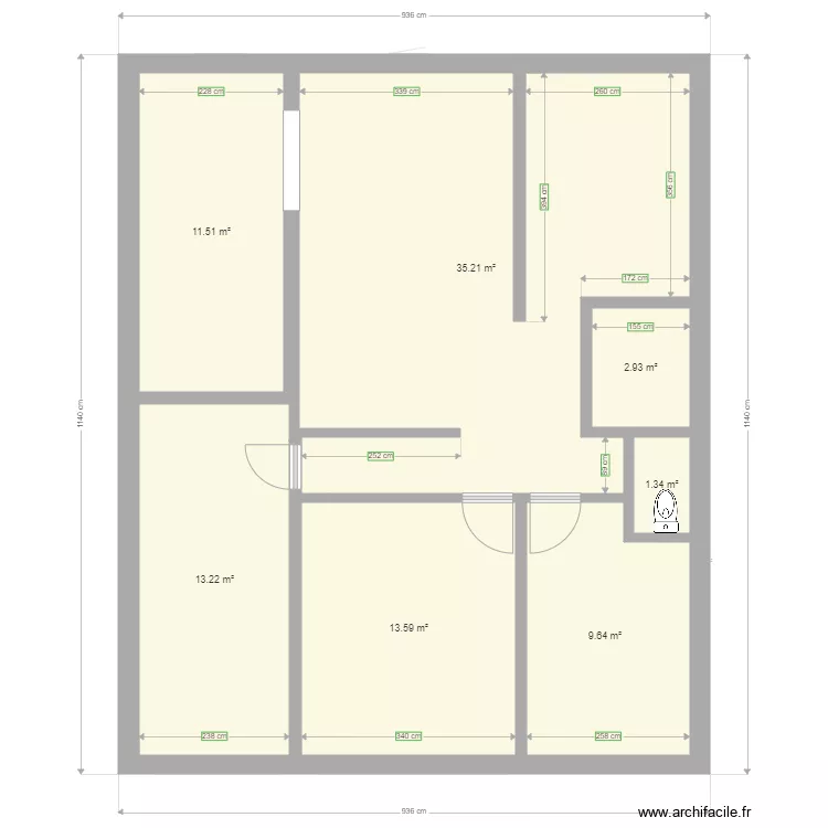 maison avec. Plan de 
