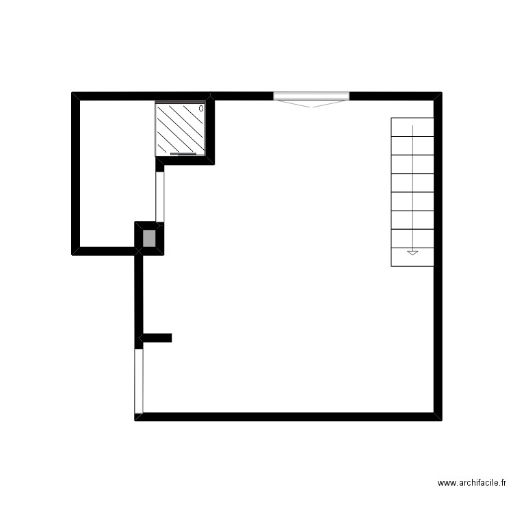 ROUDAUT. Plan de 3 pièces et 17 m2