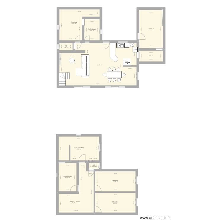 Maison fini. Plan de 0 pièce et 0 m2