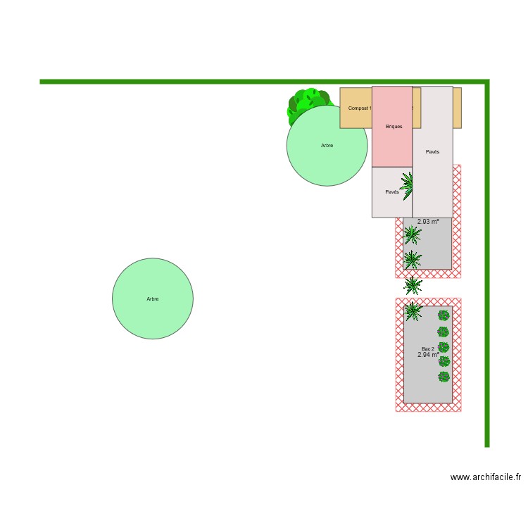 Jardin Situation intermédiaire. Plan de 0 pièce et 0 m2