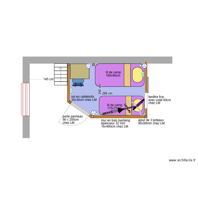 cabane observatoire 04. Plan de 0 pièce et 0 m2