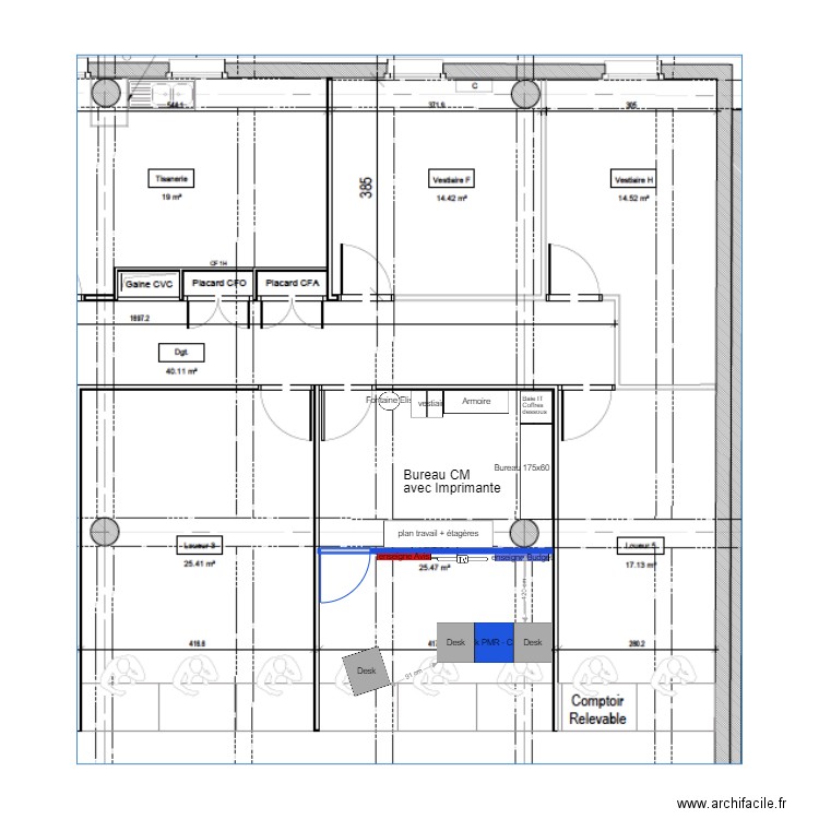 Toulouse Matabiau 2. Plan de 0 pièce et 0 m2