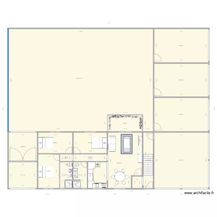 kestia rdc AVEC APPART. Plan de 