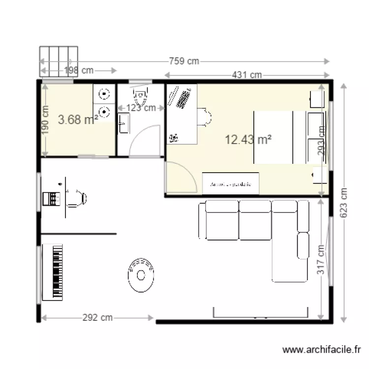 EXTENSION OK. Plan de 