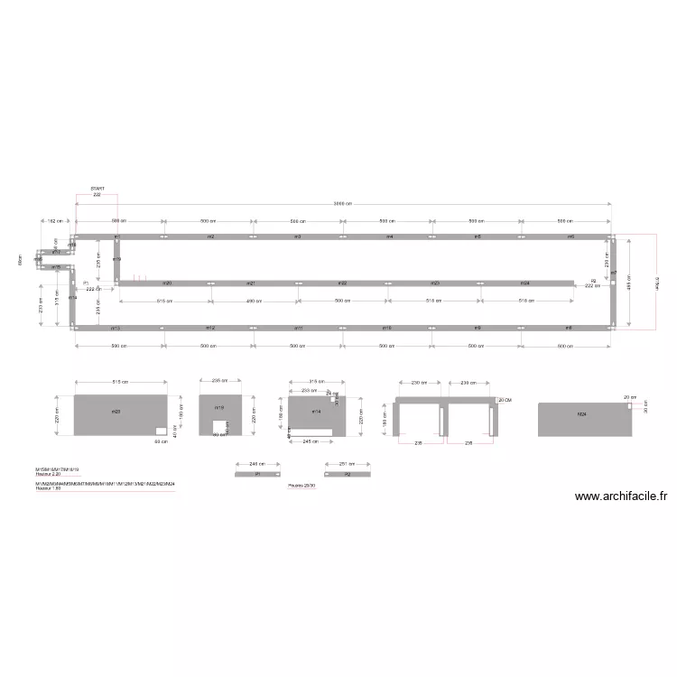 fosse balayssac. Plan de 