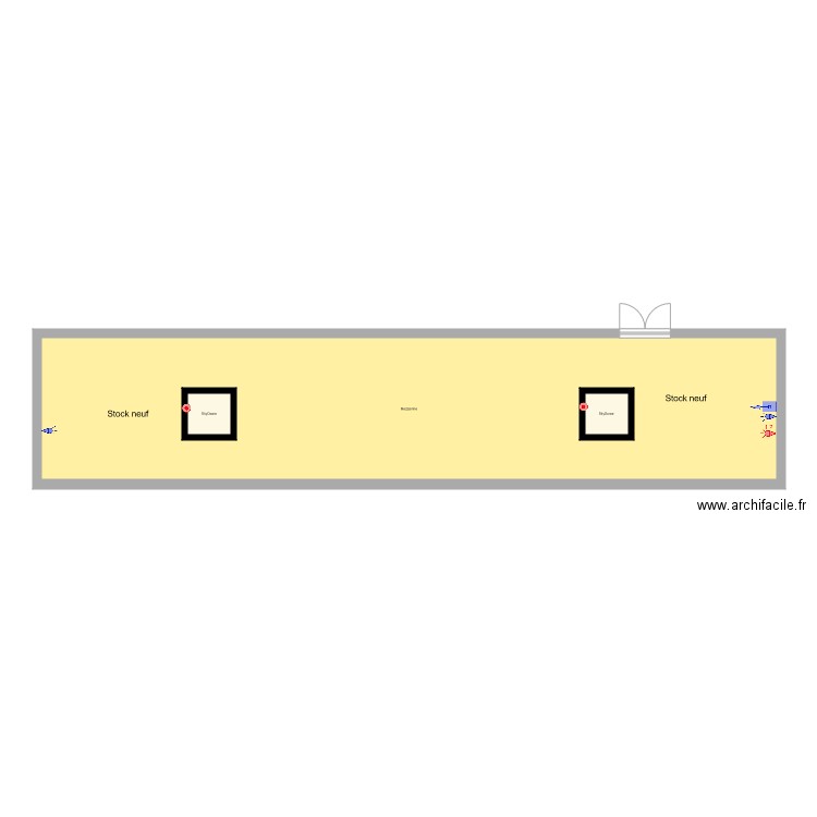 Roanne Tronçonneuses Alarme Générateur Mezzanine . Plan de 0 pièce et 0 m2
