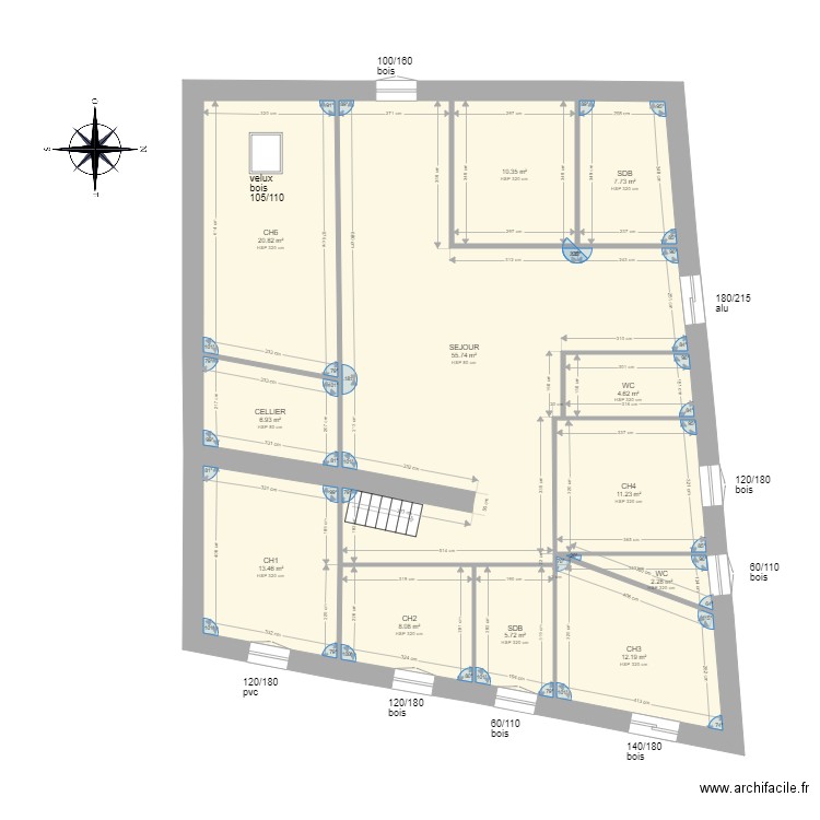 MARIE. Plan de 0 pièce et 0 m2