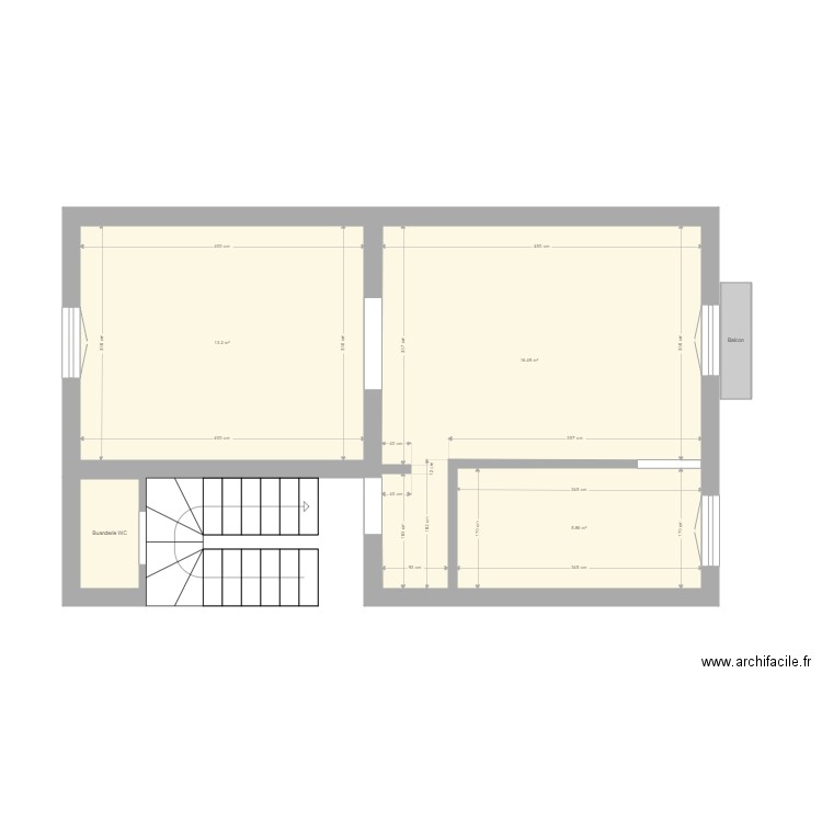 Etage Type ECF Molem . Plan de 0 pièce et 0 m2