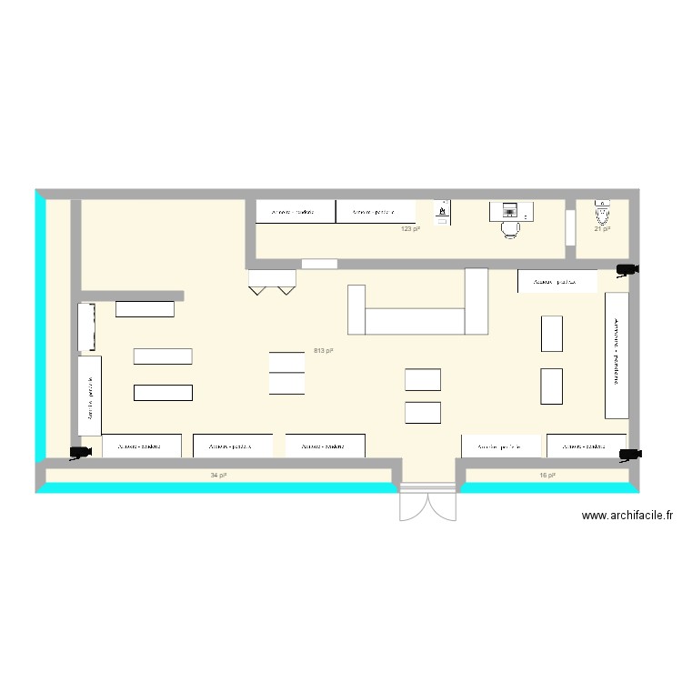 Korner Koncept Lescar Plan Mag. Plan de 0 pièce et 0 m2