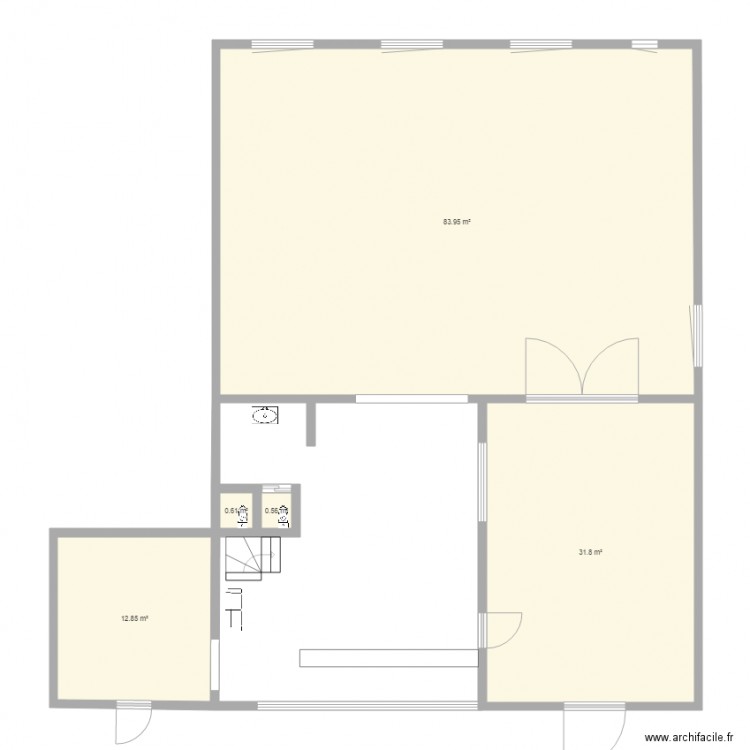 raca. Plan de 0 pièce et 0 m2