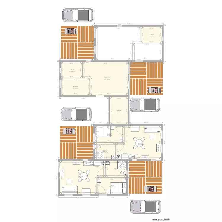 appart plancher. Plan de 