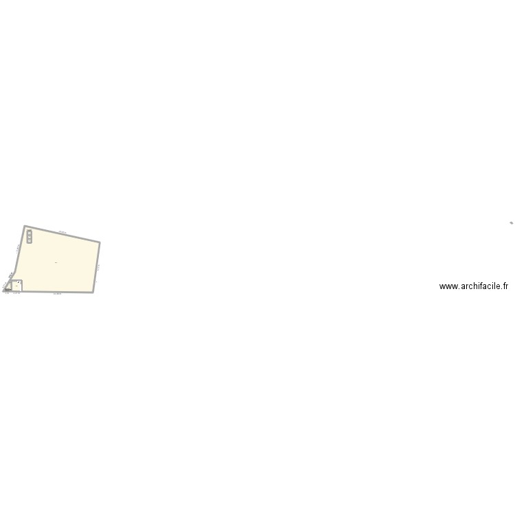 1ère phase du projet. Plan de 0 pièce et 0 m2